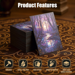 MTG Card Sleeves - Swamp - Ultra Clear Front & Matte Finish Back, 100 Count Stan - Image 5