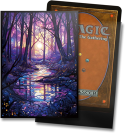 MTG Card Sleeves - Swamp - Ultra Clear Front & Matte Finish Back, 100 Count Stan - Image 2