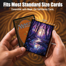MTG Card Sleeves - Swamp - Ultra Clear Front & Matte Finish Back, 100 Count Stan - Image 4