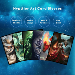 100Ct Matte Art Card Sleeves - Feel My Wrath, Perfect for MTG, TCG Cards - Image 5