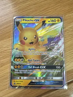 Pokemon TCG Pikachu GX SM232 Promo Card Rare - Image 1