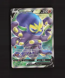 Grapploct V 072/073 Champion's Path Full Art Ultra Rare Holo Pokemon Card NM - Image 1