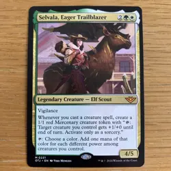Selvala, Eager Trailblazer ~ Outlaws of Thunder Junction [ NM ] [ Magic MTG ] - Image 1