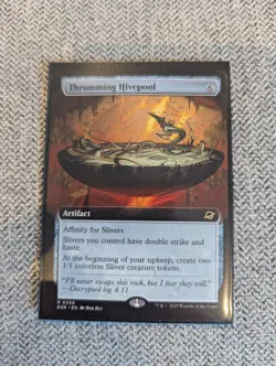 Thrumming Hivepool Boarderless EOE NM MTG 0356 - Image 1