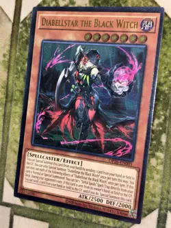 YuGiOh DIABELLSTAR THE BLACK WITCH Ultimate Rare OP26-EN001 - Image 1