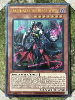 YuGiOh DIABELLSTAR THE BLACK WITCH Ultimate Rare OP26-EN001 - Image 2