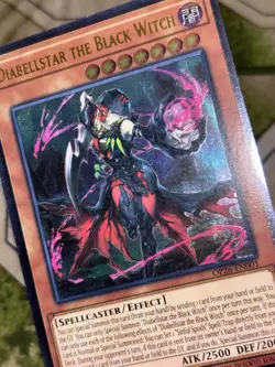YuGiOh DIABELLSTAR THE BLACK WITCH Ultimate Rare OP26-EN001 - Image 3