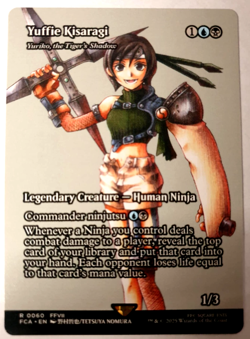 MTG Final Fantasy - Yuffie Kisaragi (Yuriko) - Borderless Rare - 0060 NM - Image 1