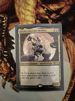1x Kwain, Itinerant Meddler MTG Year of the Rabbit 2023 APAC Promo Foil NM - Image 1