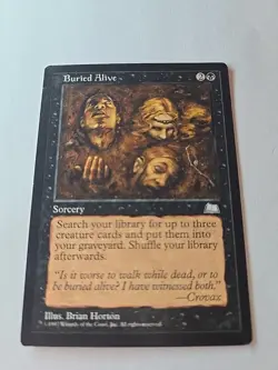 MTG Buried Alive - Weatherlight - Image 1