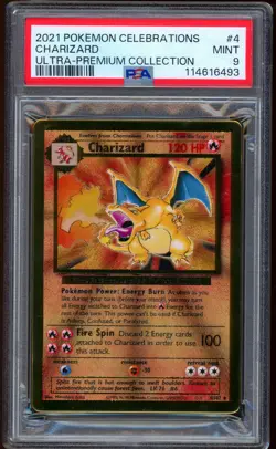 2021 Pokemon Charizard Celebrations Ultra Premium Collection #4 PSA 9 MINT - Image 1