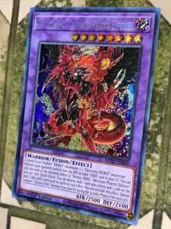 YuGiOh DESTINY HERO - DESTROYER PHOENIX ENFORCER Secret Rare MP22-EN209 - Image 1