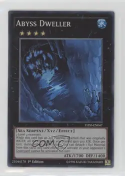 Super Rare - Abyss Dweller 1st Ed. YuGiOh The Secret Forces #THSF-EN047 0b3 - Image 1