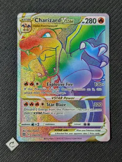 Charizard VSTAR 174/172 - Brilliant Stars Rainbow Secret Rare Pokemon TCG NM - Image 1