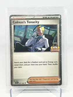 Colress's Tenacity 057/064 Ultra Ball League Stamped Promo Pokemon TCG - Image 1