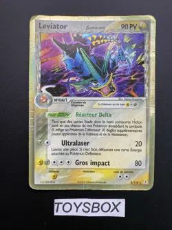 Carte Pokemon Leviator Holo 8/110 / Bloc EX Fantomes Holon / Poor FR - Image 2