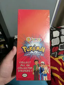 Pokemon 1999 Sandylion SEALED Box 48 Packs Vintage Sandylion Stickers Rare Box - Image 1