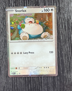 Pokemon - Snorlax SVP122 Black Star Promo Scarlet & Violet Cosmos Holo NM - Image 1