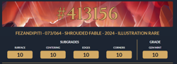 Fezandipiti 073/064 - Shrouded Fable - ACE 10 - PERFECT SUB GRADES - Pokemon TCG - Image 3