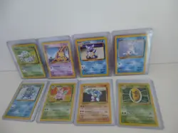 Pokemon Karten Konvolut Basis Set deutsch 8-tlg Paket 21 - Image 1