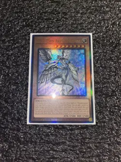 Yugioh Blue-Eyes Abyss Dragon RA01-EN016 Prismatic Ultimate Rare 1st Edition NM - Image 1