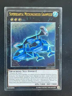 Superquantal Mechungeheuer Grampulse OP03-DE003 Ultimate Rare Deutsch NM YUGIOH - Image 1