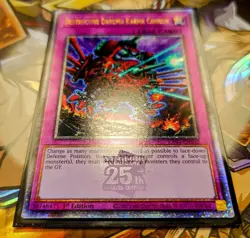 Destructive Daruma Karma Cannon (Quarter Century Secret Rare) -RA04-EN103-YuGiOh - Image 2