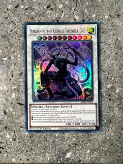 Yugioh Juraishin, the Cursed Thunder God ALIN-EN043 Ultra Rare 1st Edition NM-M - Image 1