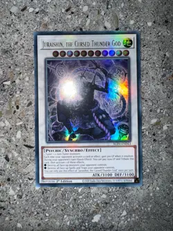Yugioh Juraishin, the Cursed Thunder God ALIN-EN043 Ultra Rare 1st Edition NM-M - Image 3