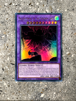 Yugioh Fallen Angel of the Golden Land ALIN-EN036 Ultra Rare 1st Edition NM-M - Image 1