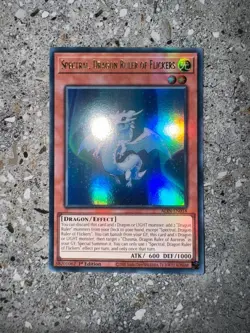 Yugioh Spectral, Dragon Ruler of Flickers ALIN-EN018 Ultra Rare 1st Edition NM-M - Image 3