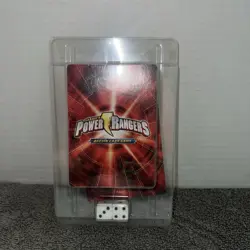 Sabans Power Rangers Action Card Game Series 1 Full Deck Of 40 Cards And Dice - Image 1
