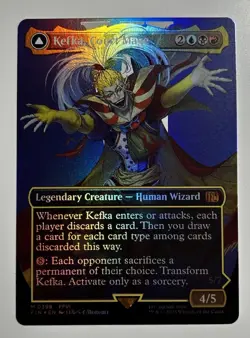 Kefka, Court Mage (Borderless) Final Fantasy FOIL MTG NM Magic Card #398 - Image 1