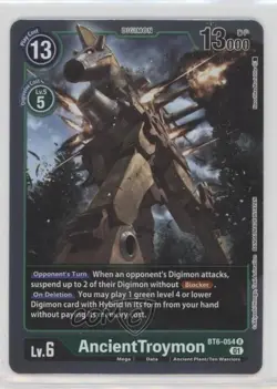 2021 Digimon Card Game - Double Diamond Rare AncientTroymon #BT6-054 gl9 - Image 1