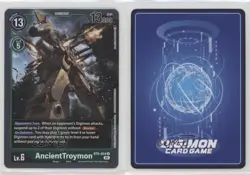 2021 Digimon Card Game - Double Diamond Rare AncientTroymon #BT6-054 gl9 - Image 3