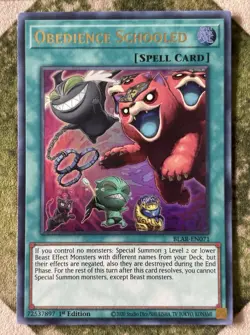 YuGiOh OBEDIENCE SCHOOLED Ultra Rare BLAR-EN071 - Image 2