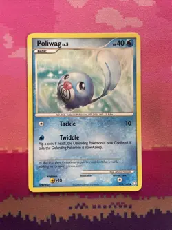 Pokemon Card Poliwag Legends Awakened Common 114/146 Near Mint - Image 1