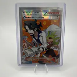 Professor Sycamore Pokemon TCG Full Art Card 114/114 XY Steam Siege NM - Image 1