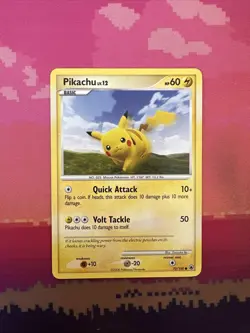 Pokemon Card Pikachu Majestic Dawn Common 70/100 Near Mint - Image 1
