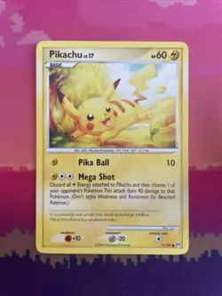 Pokemon Card Pikachu Arceus Common 71/99 Near Mint - Image 1