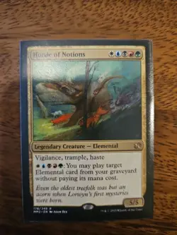 Horde of Notions Lorwyn Rare Magic: The Gathering Commander Card MTG - Image 1