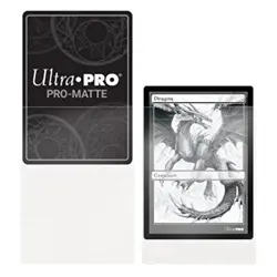 Ultra Pro - Standard Pro Matte Card Sleeves 100 Pack - Clear - Image 4
