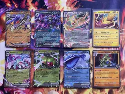 Pokemon Sv10: Destined Rivals 2025 EX/HOLO Card Lot Of 8 NM/LP - Image 1