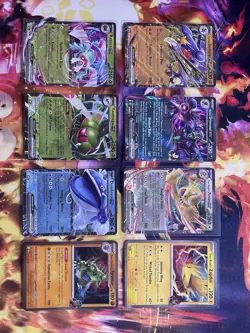 Pokemon Sv10: Destined Rivals 2025 EX/HOLO Card Lot Of 8 NM/LP - Image 2