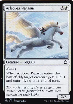 ADVENTURES IN THE FORGOTTEN REALMS..ARBOREA PEGASUS..FOIL..MTG..NRMT NP..COMMON - Image 1