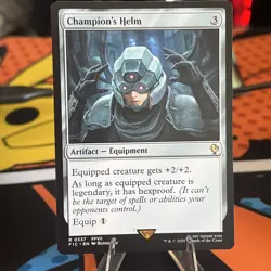 Champion's Helm #337 | Near Mint | Final Fantasy Commander FIC | Magic MTG - Image 1