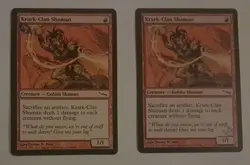2x Krark-Clan Shaman Magic the Gathering Mirrodin MTG NM - Image 1