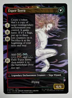 Terra, Magical Adept Borderless Final Fantasy Magic The Gathering MTG FIN #323 - Image 2