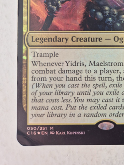 Yidris, Maelstrom Wielder Commander 2016 - Oversize Foil -Played - MtG - Image 2
