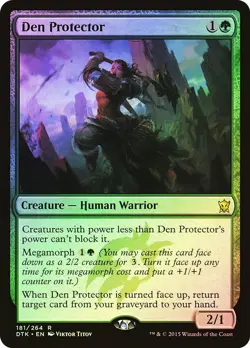 MTG Den Protector FOIL MP Dragons of Tarkir DTK English Magic Gathering card - Image 1